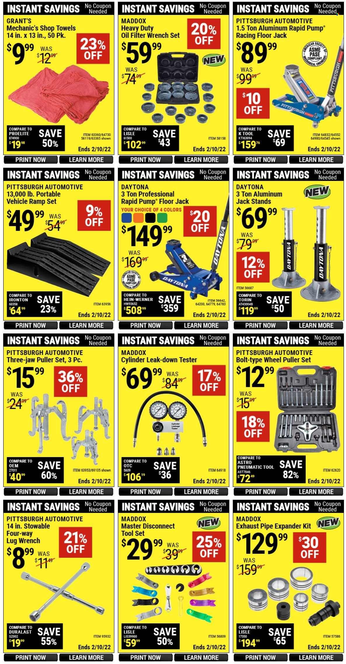 Harbor Freight Weekly Ad Flyer January 29 to February 5