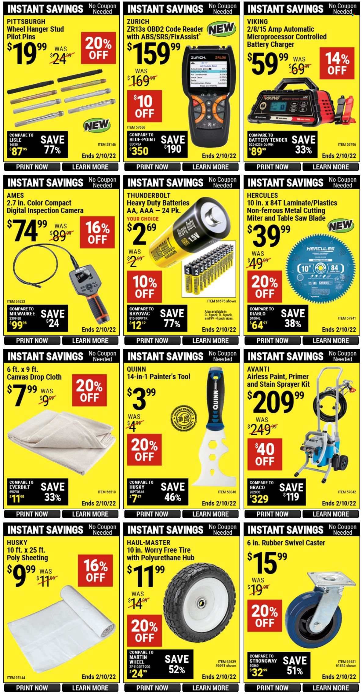 Harbor Freight Weekly Ad Flyer January 29 to February 5