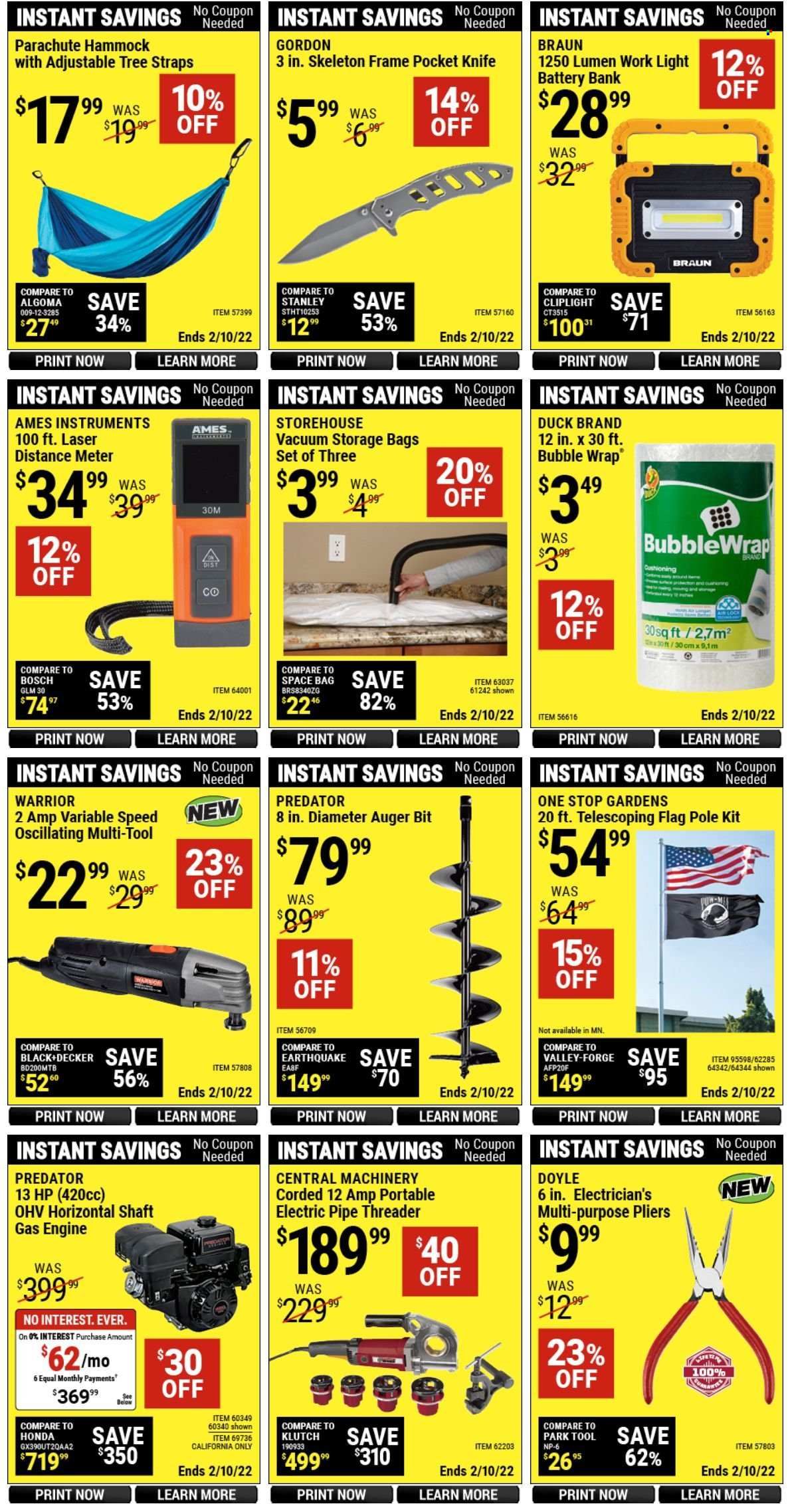 Harbor Freight Weekly Ad Flyer January 29 to February 5