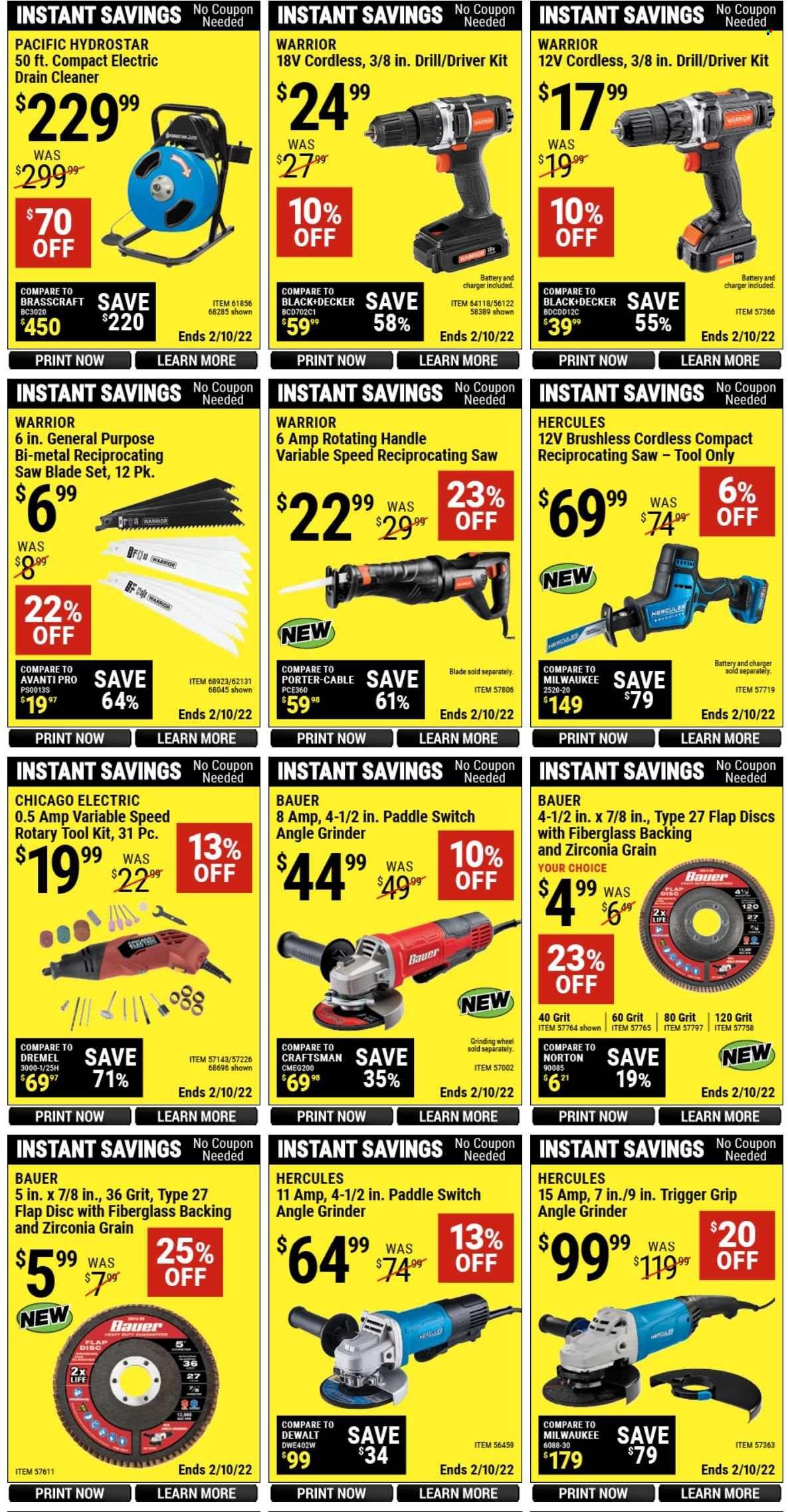Harbor Freight Weekly Ad Flyer January 29 to February 5