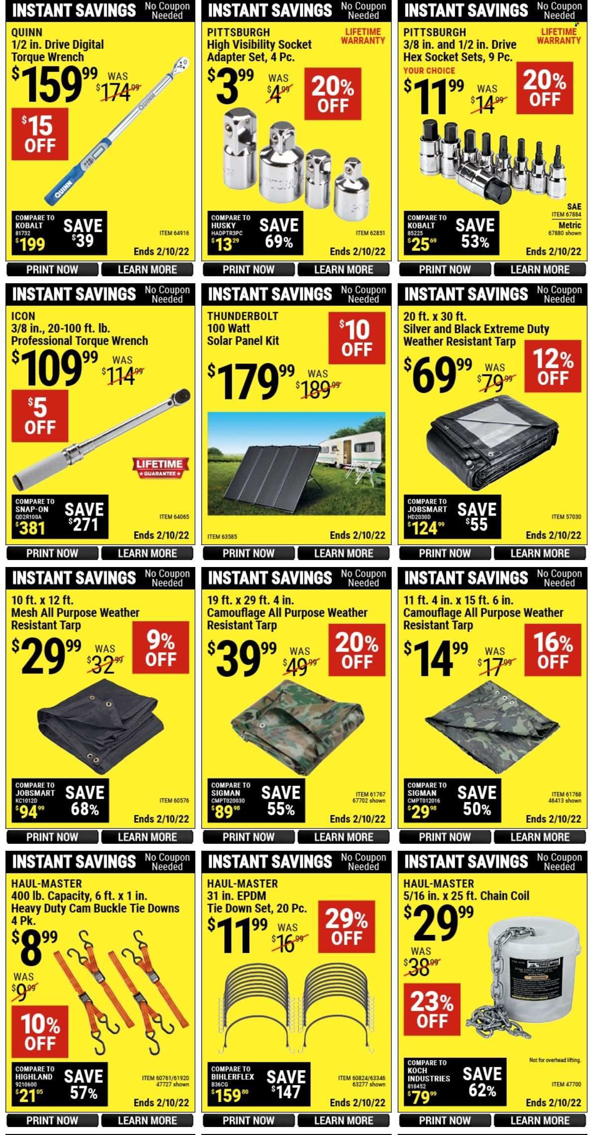 Harbor Freight Weekly Ad Flyer January 29 to February 5