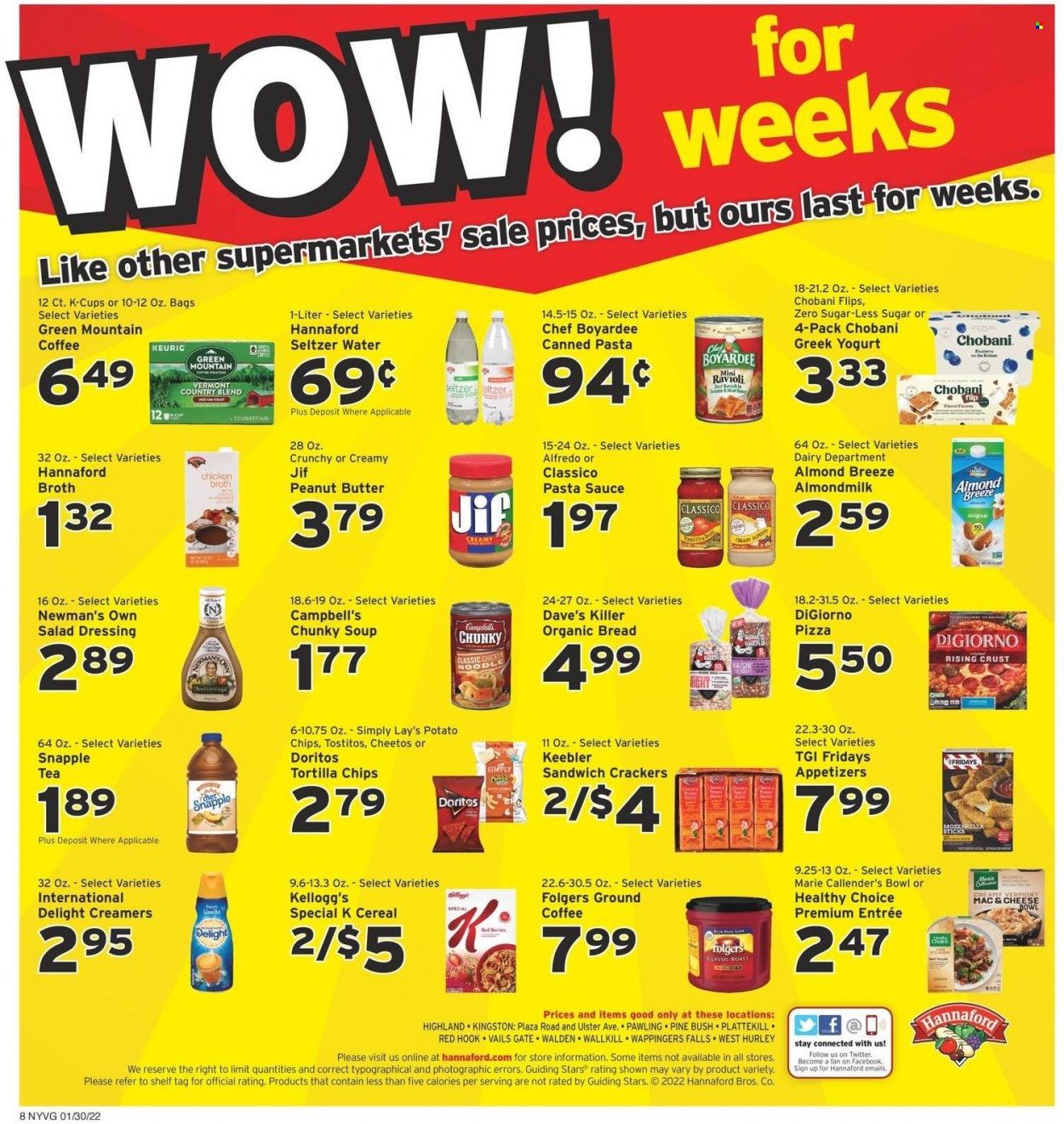 Hannaford (NY) Weekly Ad Flyer January 29 to February 5