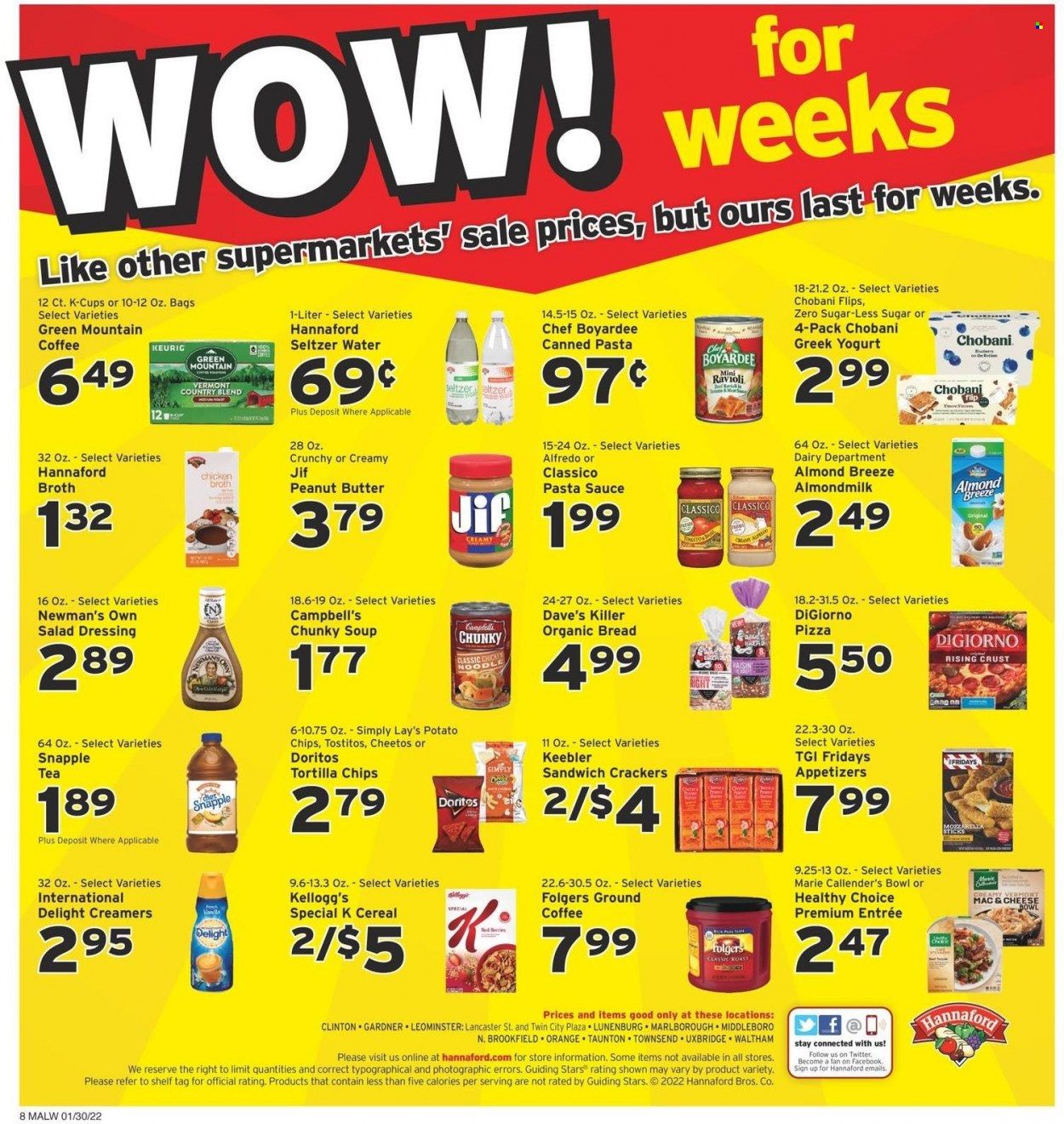 Hannaford (MA) Weekly Ad Flyer January 29 to February 5