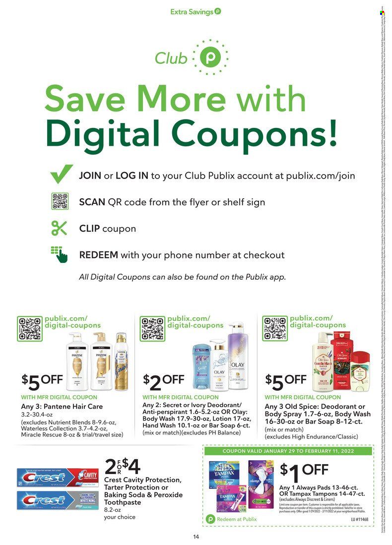 Publix (AL, FL, GA, NC, SC, TN) Weekly Ad Flyer January 29 to February 5