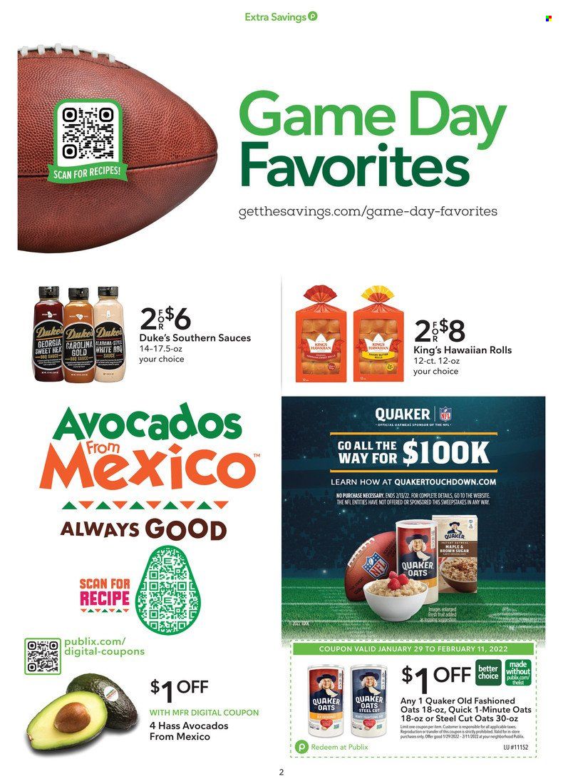 Publix (AL, FL, GA, NC, SC, TN) Weekly Ad Flyer January 29 to February 5