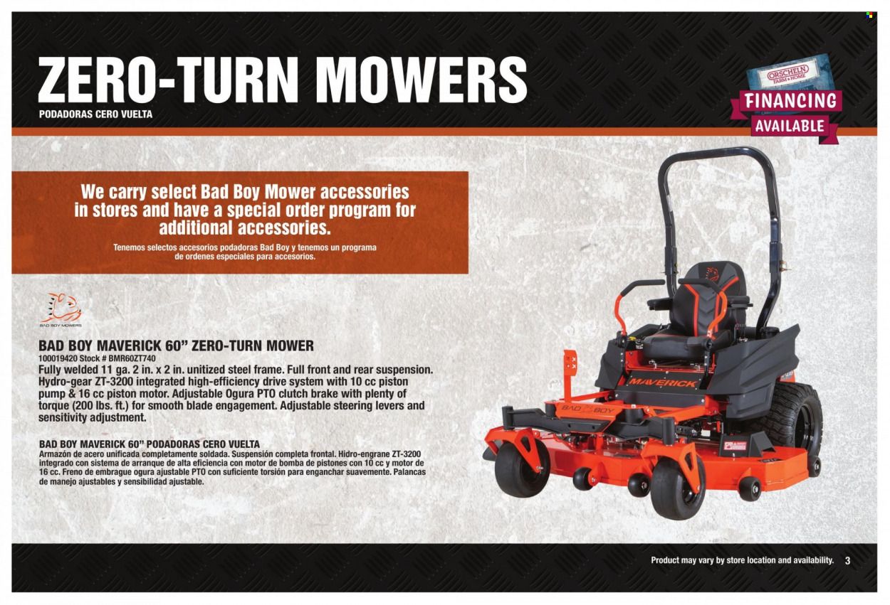 Orscheln Farm and Home (IA, IN, KS, MO, NE, OK) Power Equipment Guide Weekly Ad Flyer Specials January 28 to January 1, 2023