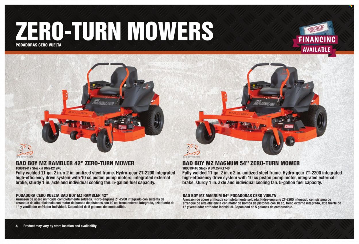Orscheln Farm and Home (IA, IN, KS, MO, NE, OK) Power Equipment Guide Weekly Ad Flyer Specials January 28 to January 1, 2023