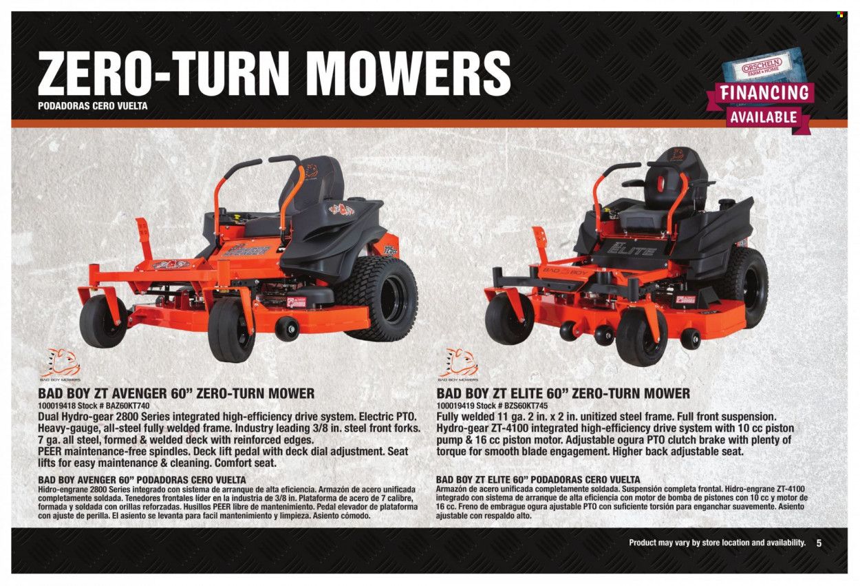 Orscheln Farm and Home (IA, IN, KS, MO, NE, OK) Power Equipment Guide Weekly Ad Flyer Specials January 28 to January 1, 2023