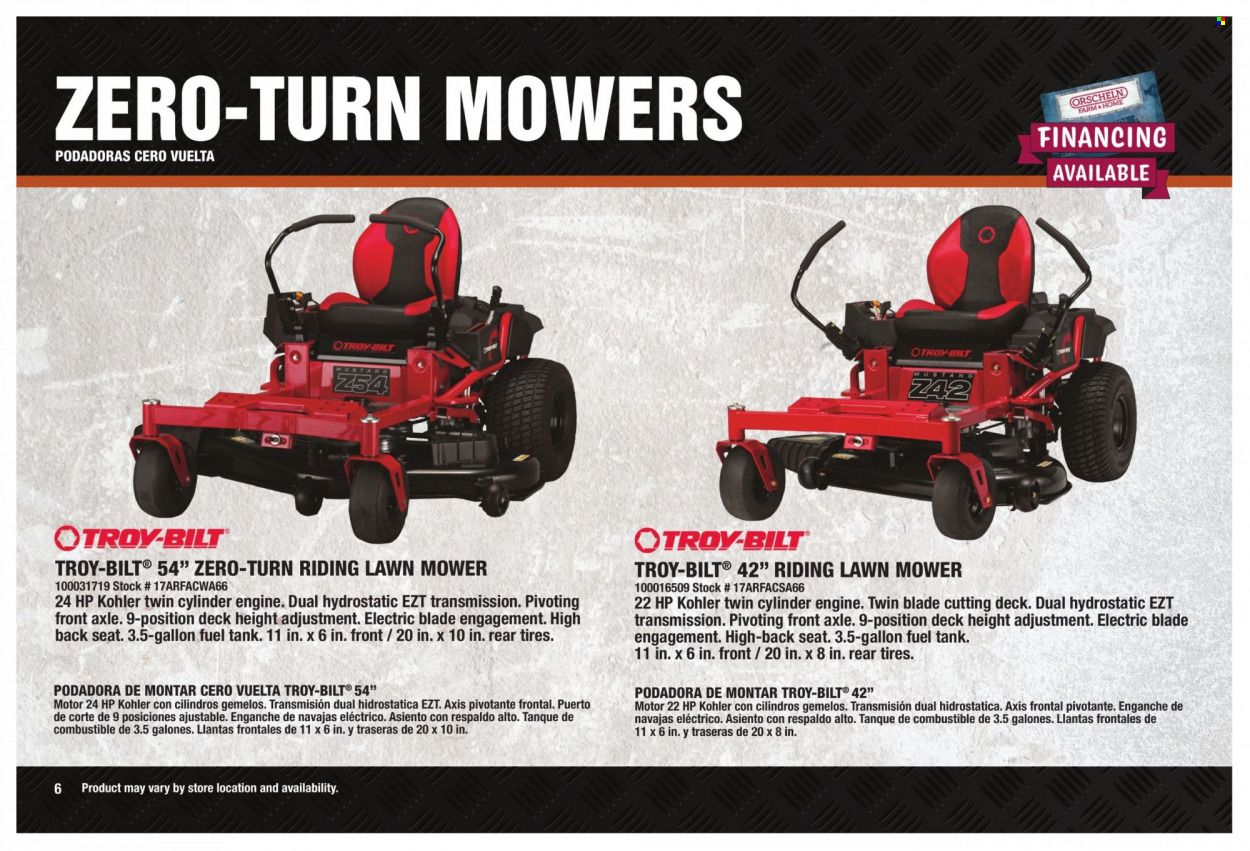 Orscheln Farm and Home (IA, IN, KS, MO, NE, OK) Power Equipment Guide Weekly Ad Flyer Specials January 28 to January 1, 2023