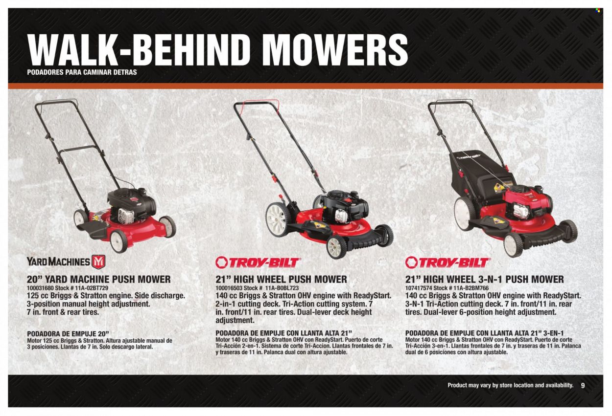 Orscheln Farm and Home (IA, IN, KS, MO, NE, OK) Power Equipment Guide Weekly Ad Flyer Specials January 28 to January 1, 2023