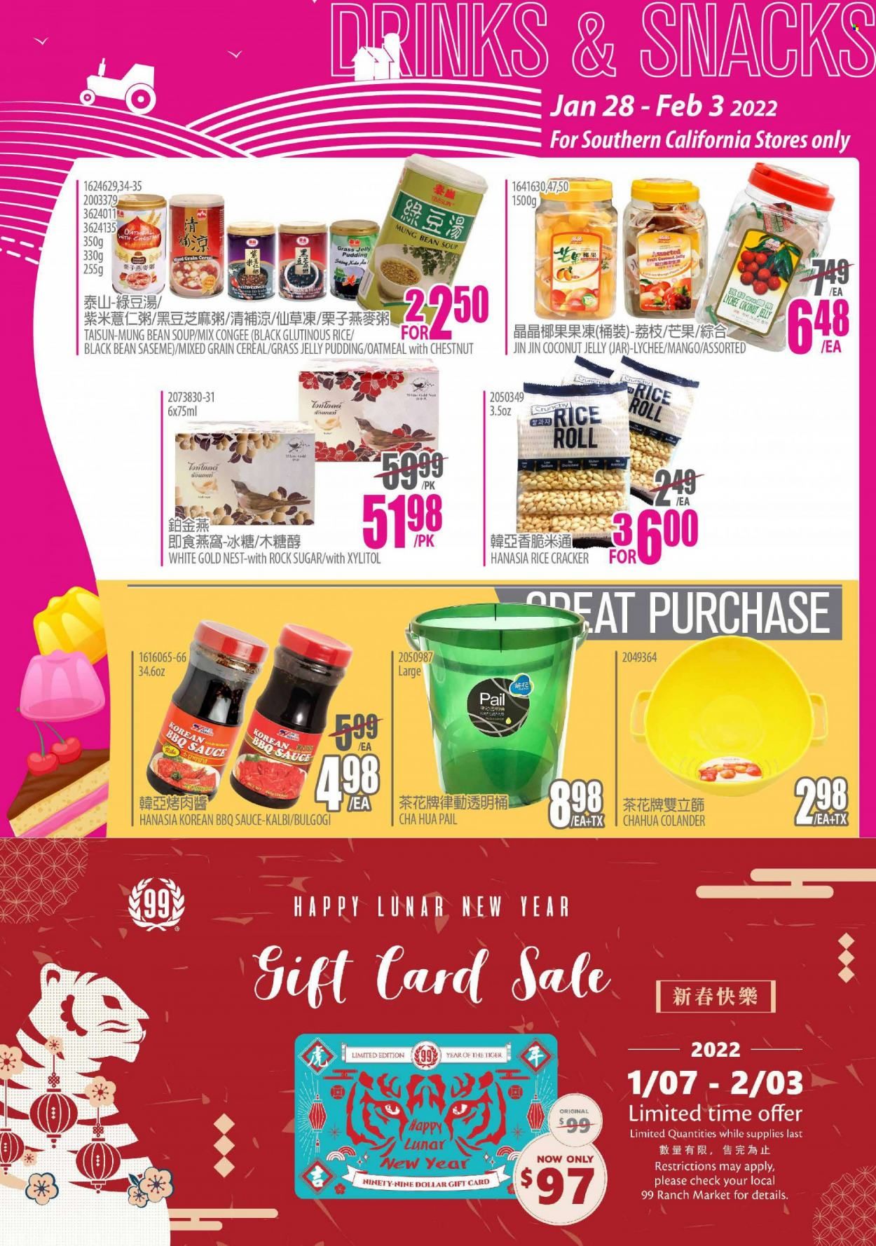 99 Ranch Market (CA) Weekly Ad Flyer January 29 to February 5