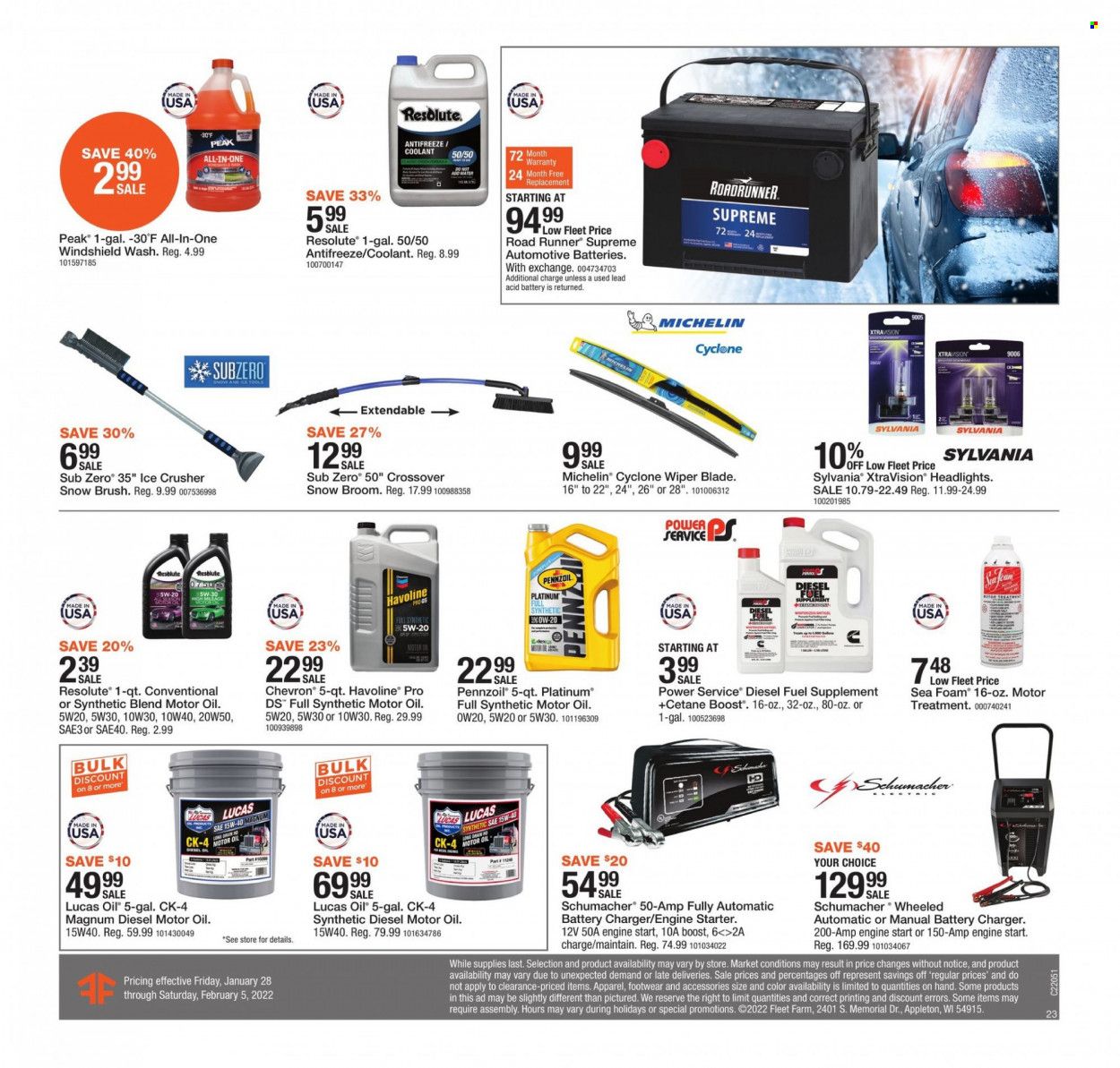 Fleet Farm (IA, MN, ND, WI) Weekly Ad Flyer January 29 to February 5