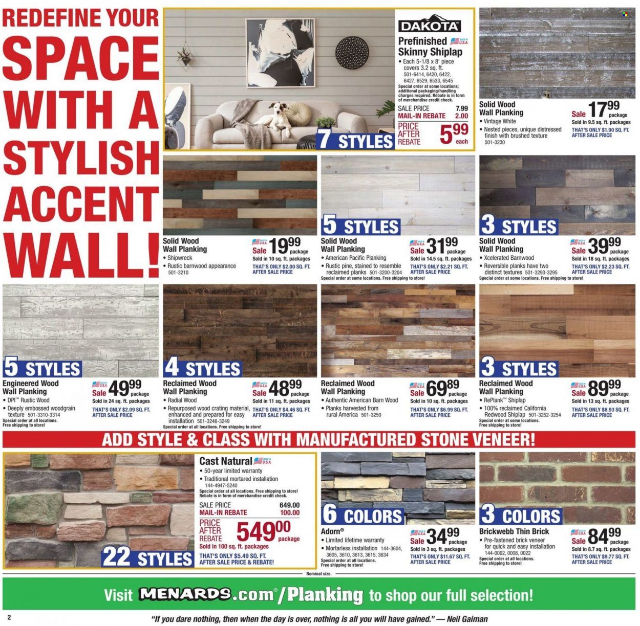 Menards Weekly Ad Flyer January 29 to February 5