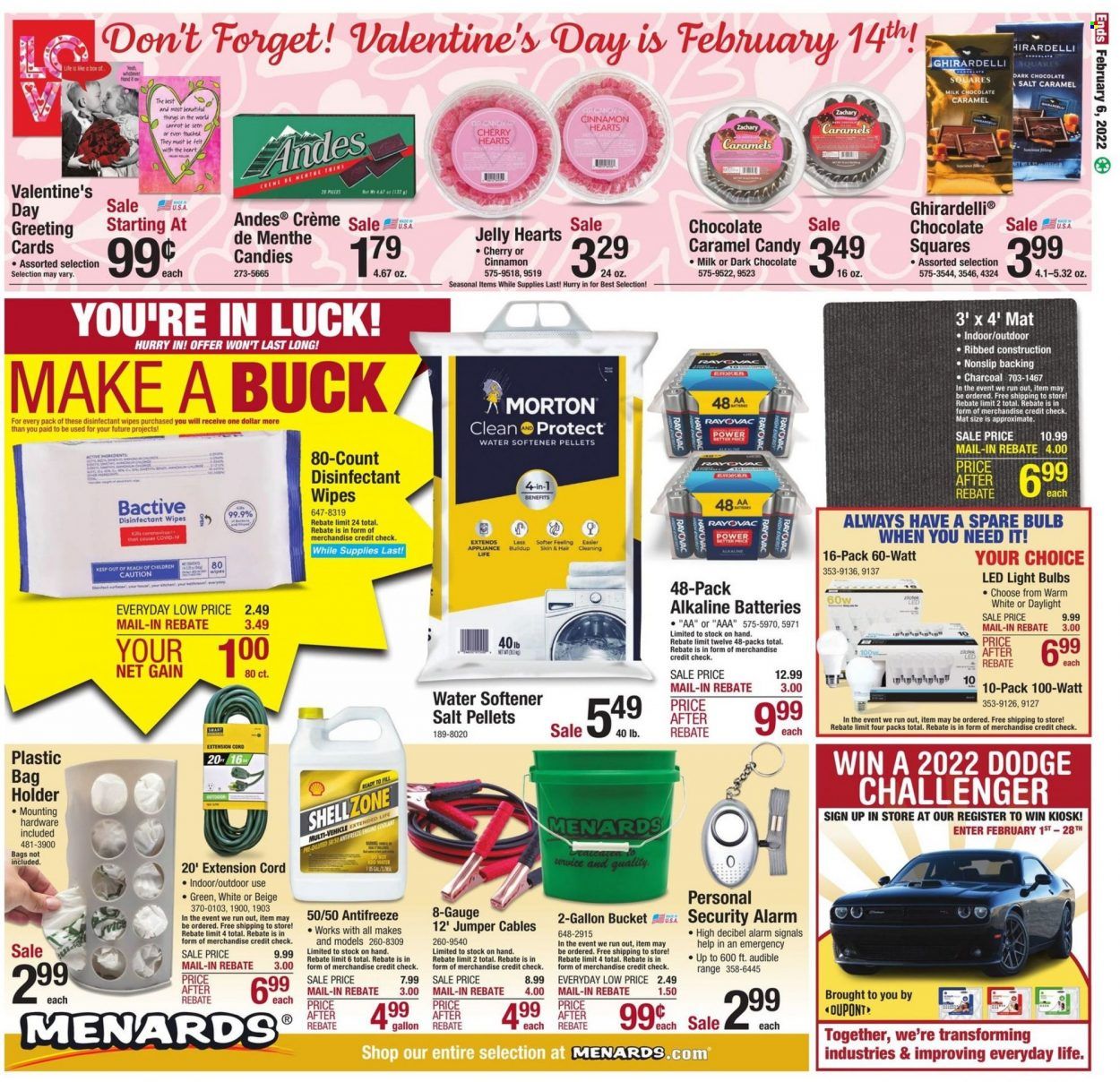 Menards Weekly Ad Flyer January 29 to February 5