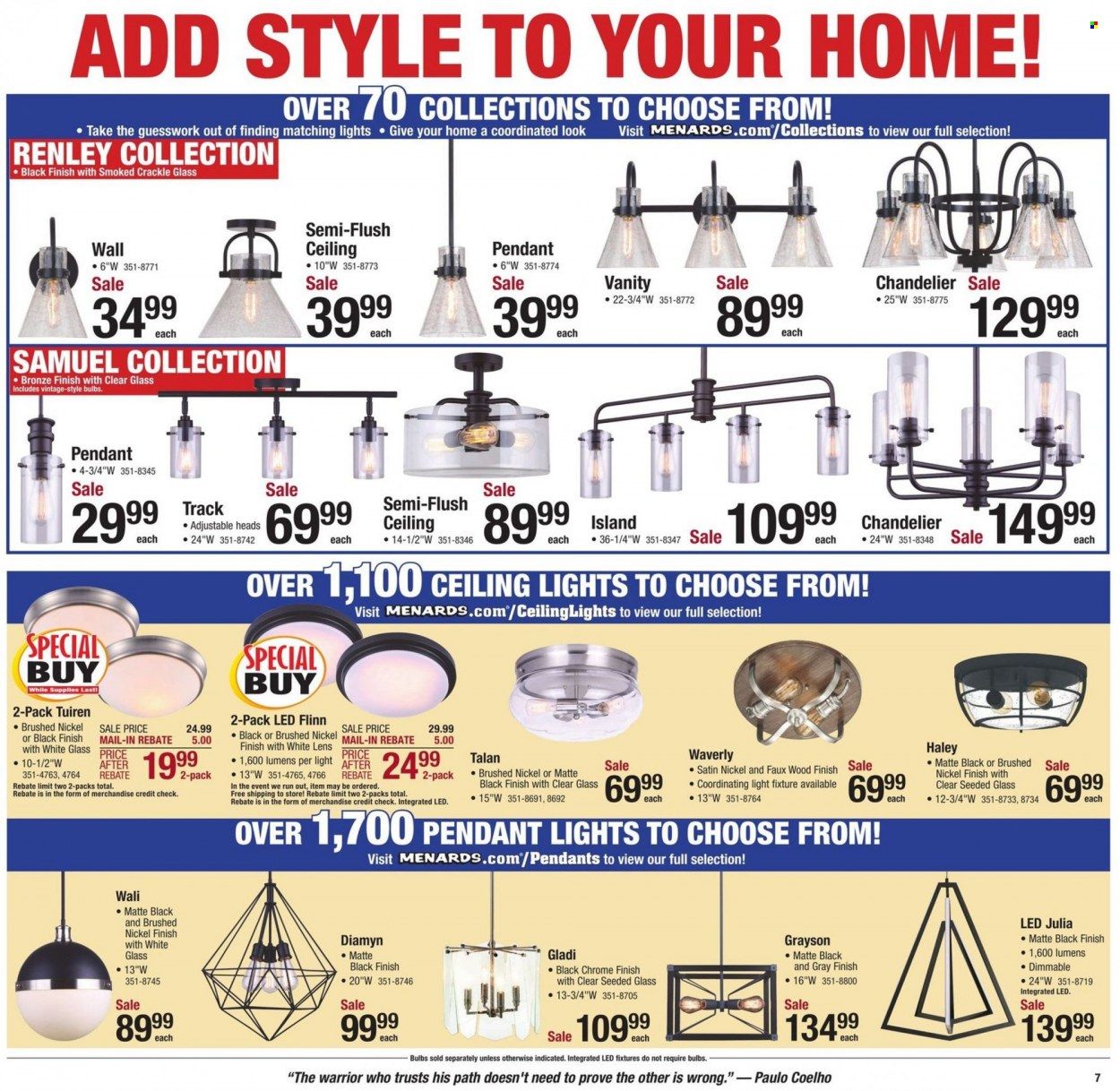 Menards Weekly Ad Flyer January 29 to February 5