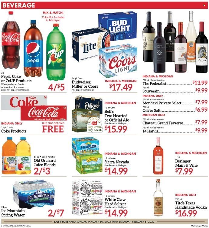 Martin’s (IN, MI) Weekly Ad Flyer January 29 to February 5