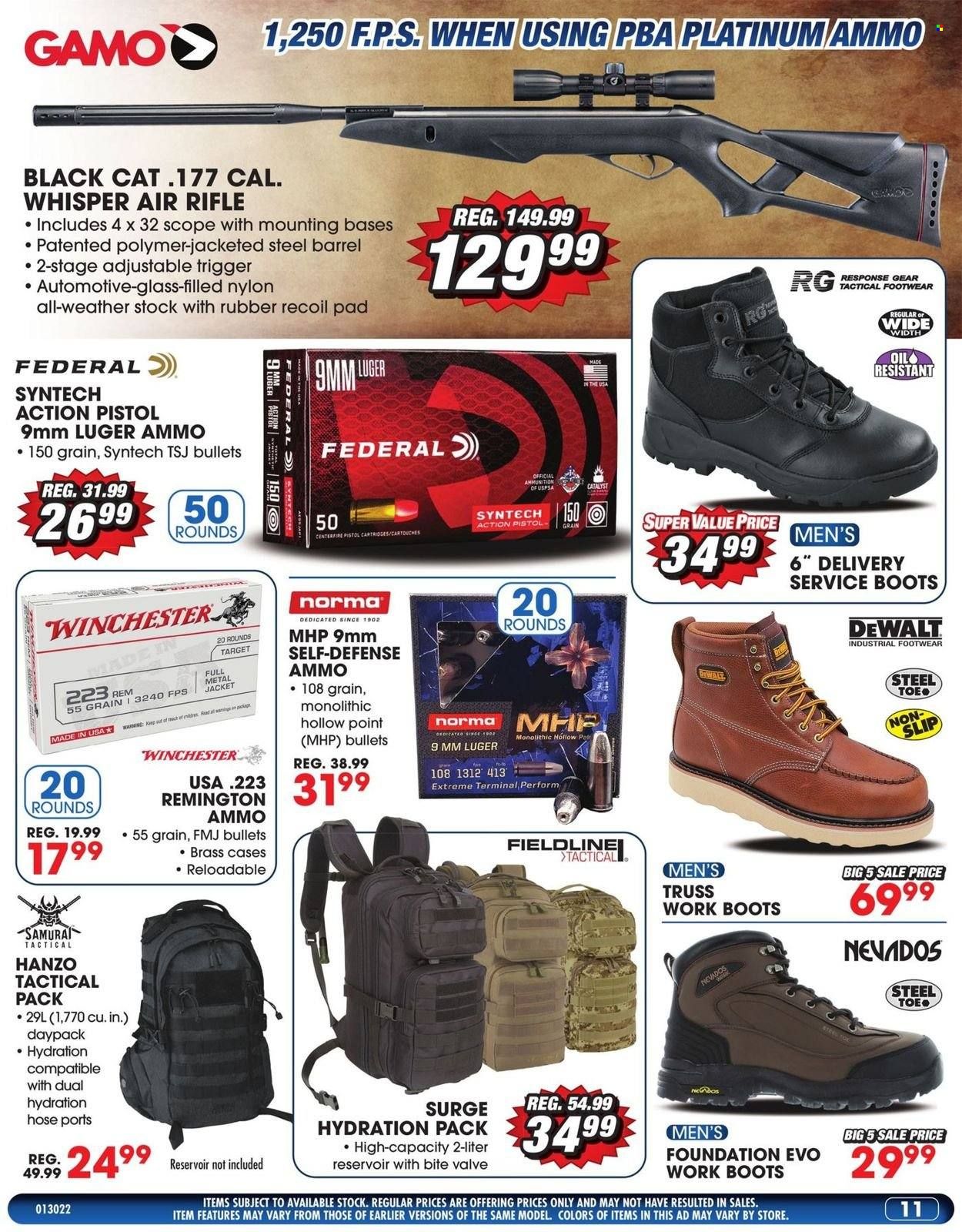 Big 5 (AZ, CA, CO, ID, NM, OR, UT, WA) Weekly Ad Flyer January 31 to February 7