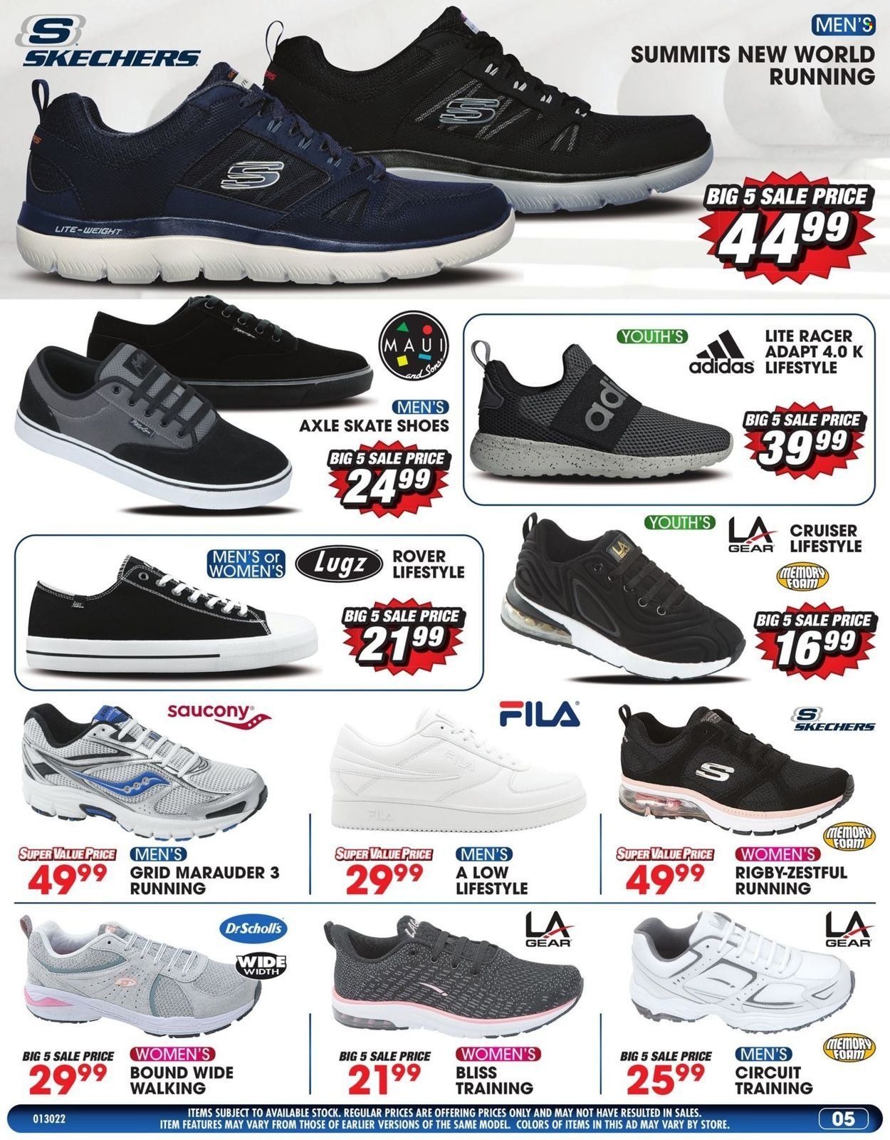Big 5 (AZ, CA, CO, ID, NM, OR, UT, WA) Weekly Ad Flyer January 31 to February 7