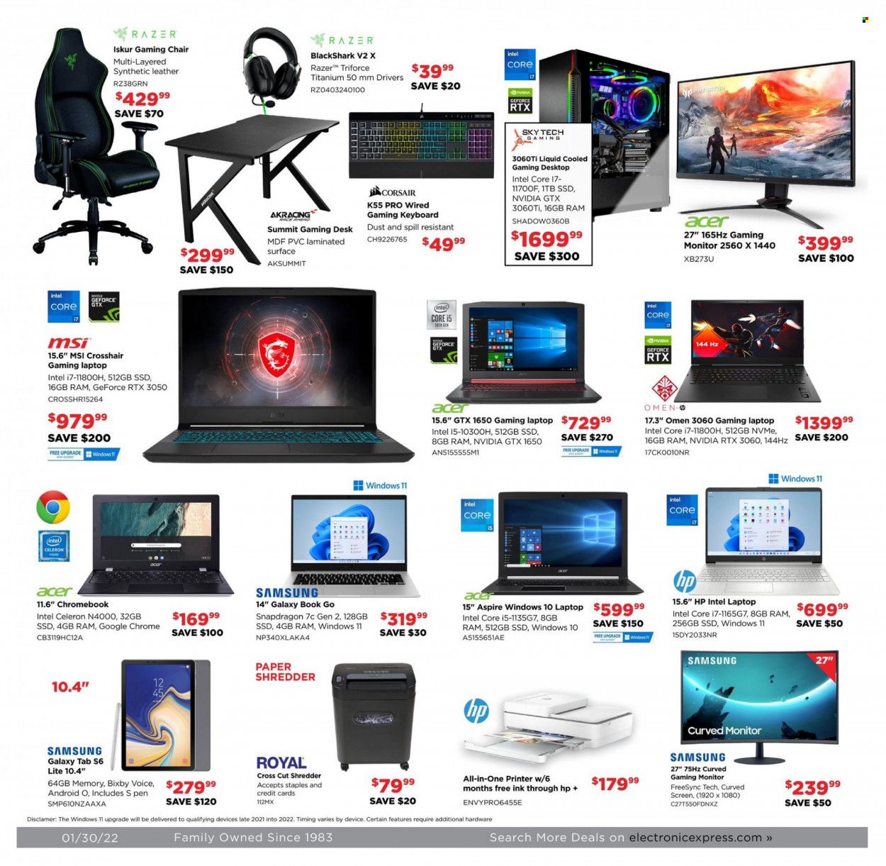 Electronic Express (AL, TN) Weekly Ad Flyer January 31 to February 7