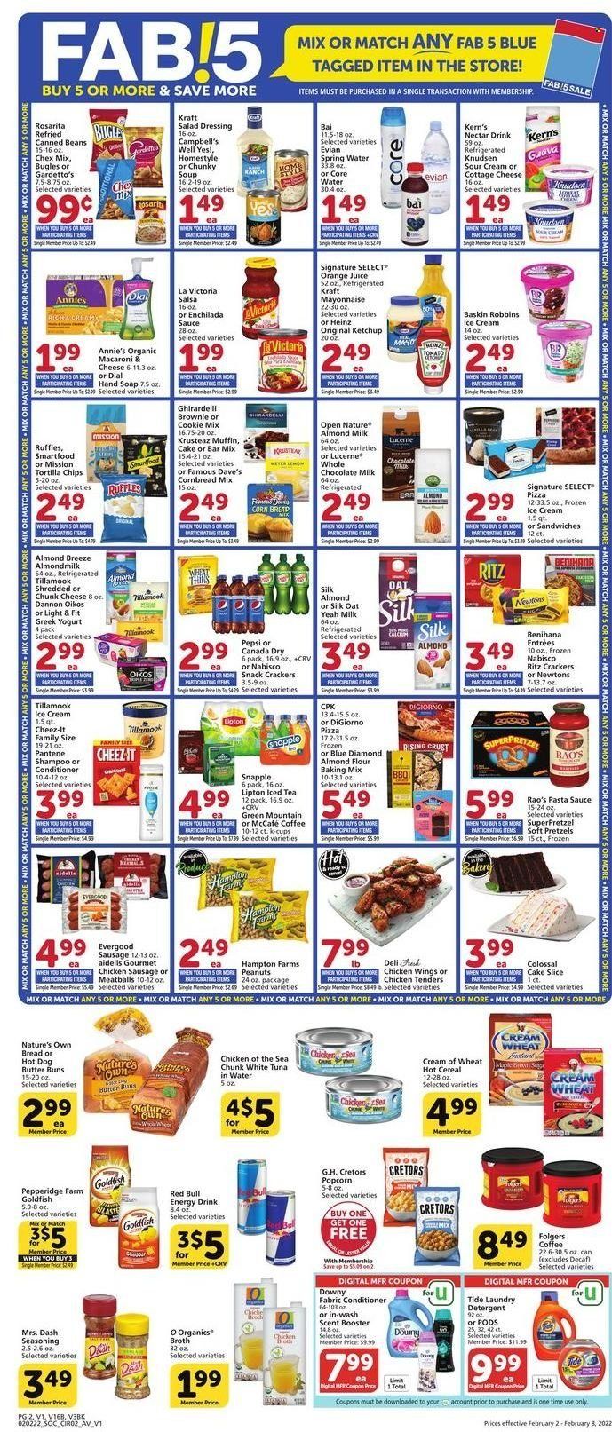 Albertsons (CA, ID, LA, MT, OR, TX, WA) Weekly Ad Flyer February 1 to February 8