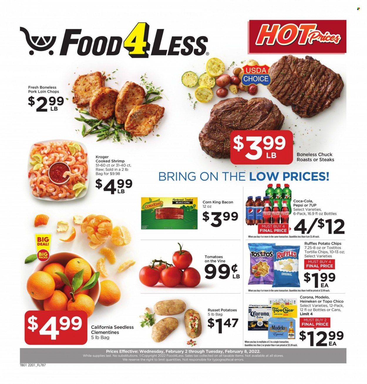 Food 4 Less (IN) Weekly Ad Flyer February 1 to February 8
