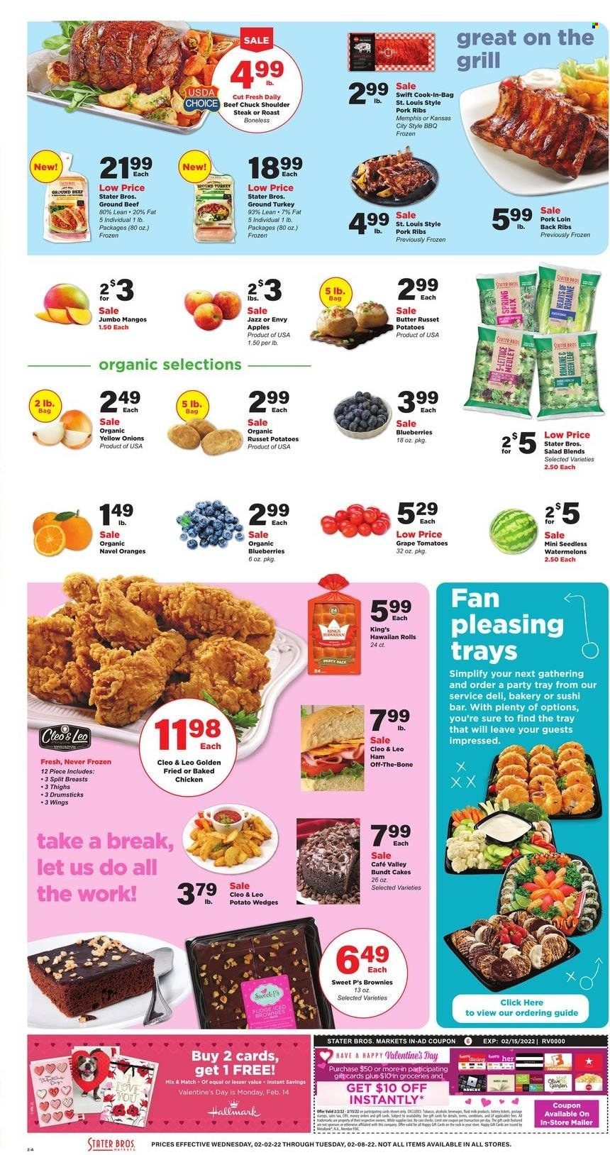 Stater Bros. (CA) Weekly Ad Flyer February 1 to February 8
