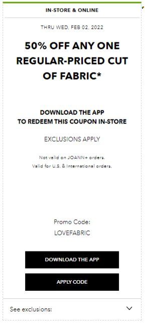 JOANN Weekly Ad Flyer February 1 to February 8
