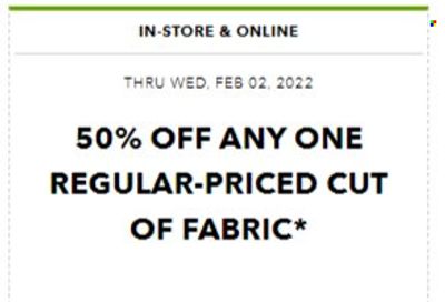 JOANN Weekly Ad Flyer February 1 to February 8