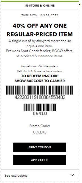 JOANN Weekly Ad Flyer February 1 to February 8