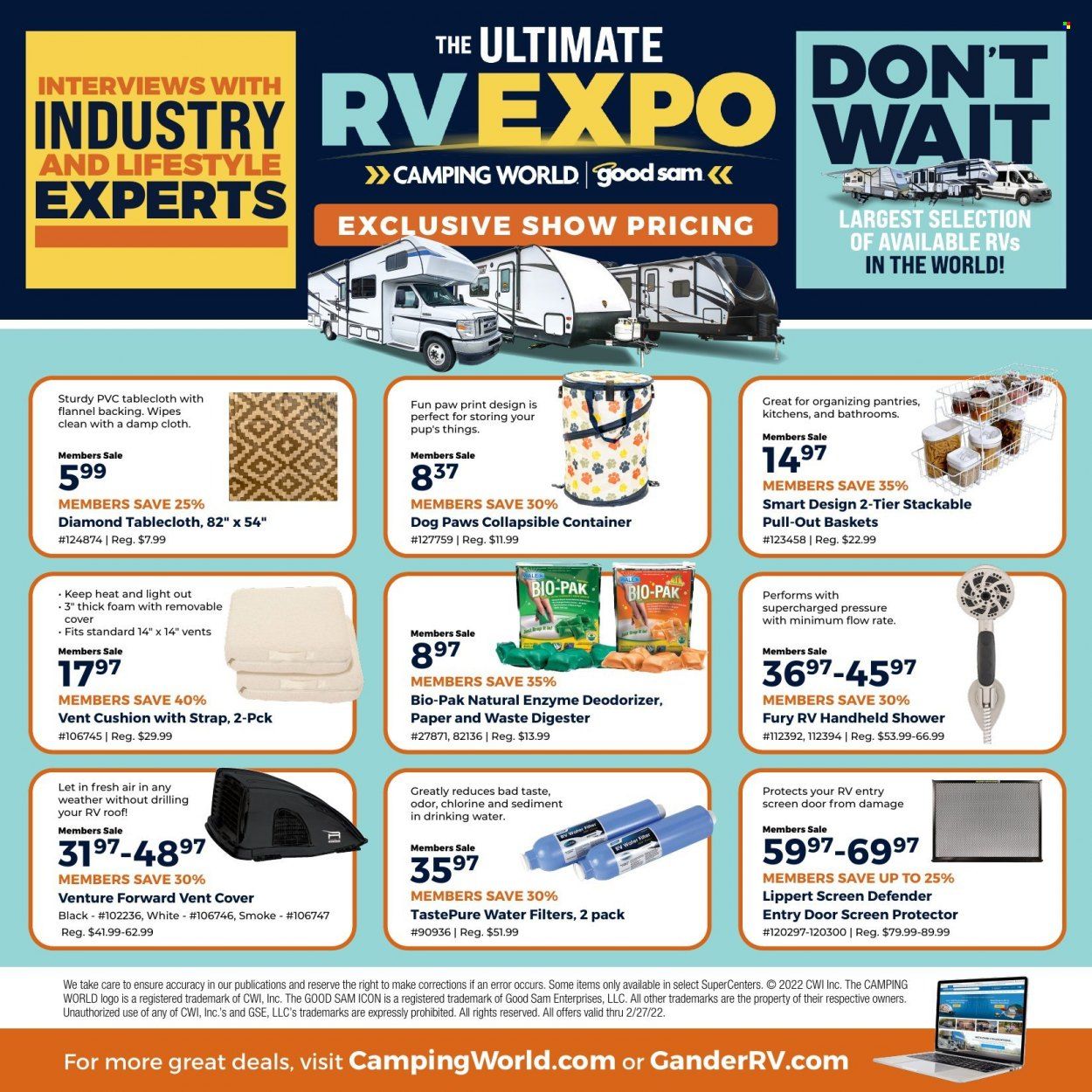 Camping World Weekly Ad Flyer February 1 to February 8