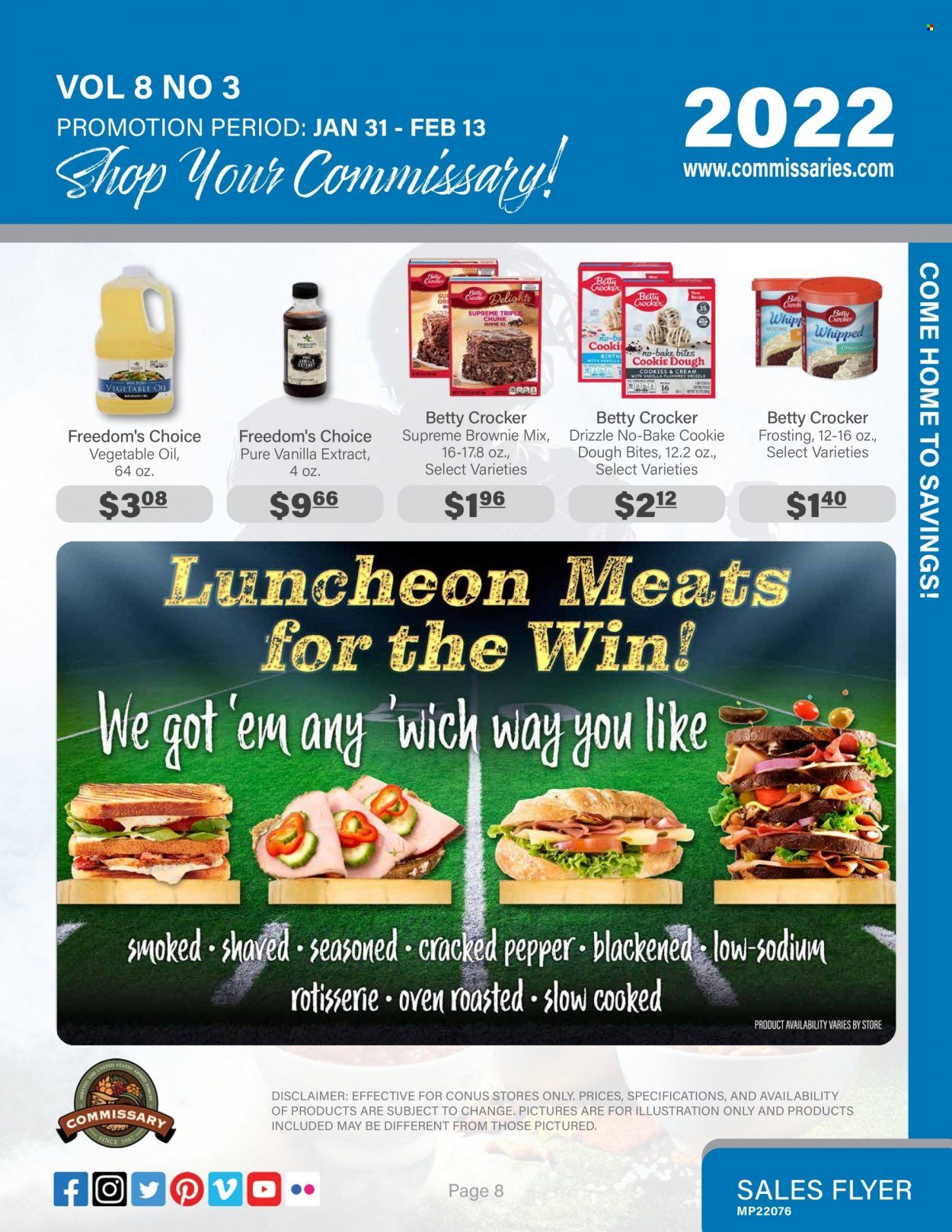 Commissary Weekly Ad Flyer February 1 to February 8