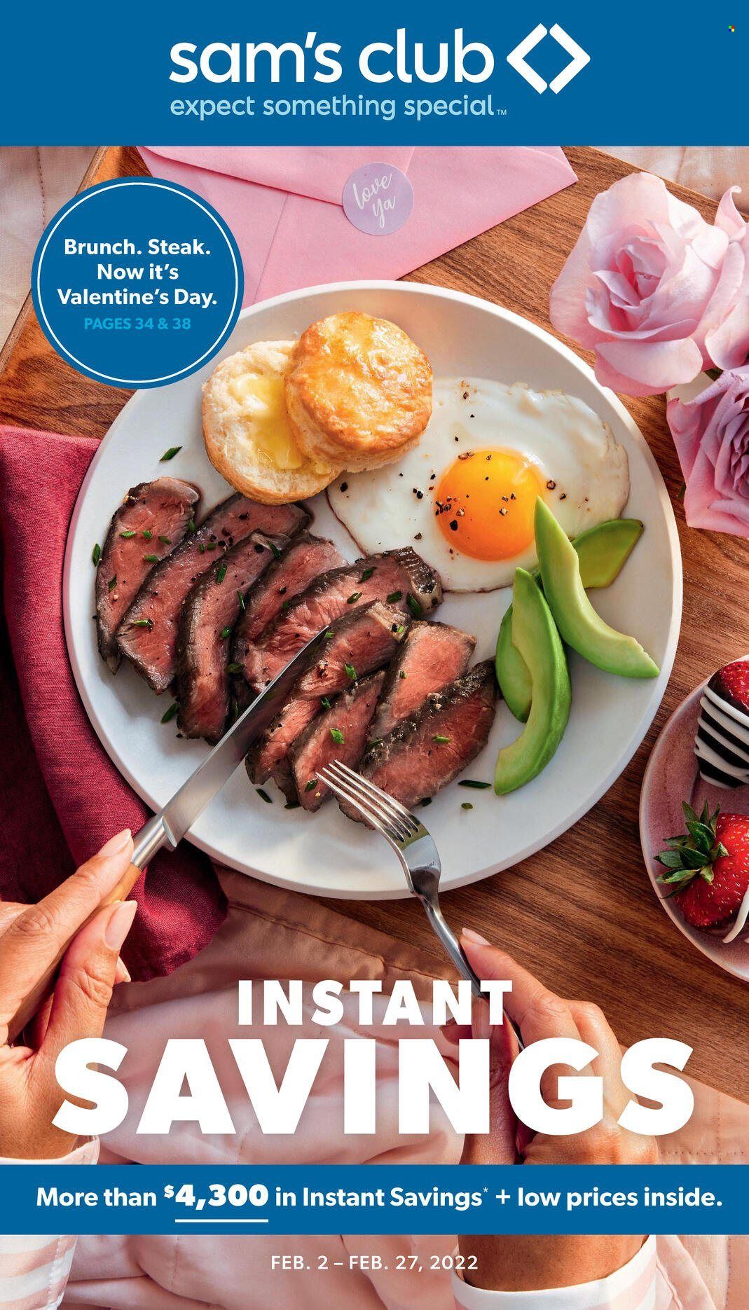 Sam's Club Weekly Ad Flyer February 2 to February 9