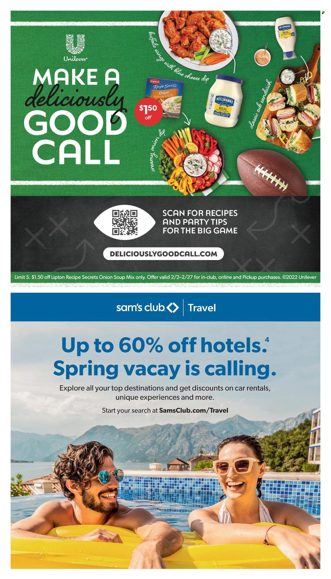 Sam's Club Weekly Ad Flyer February 2 to February 9