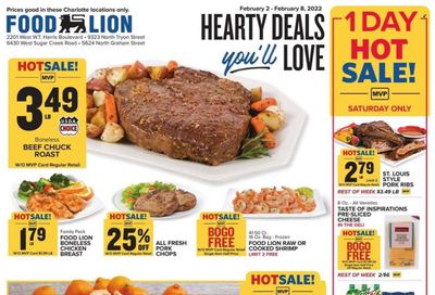 Food Lion (NC) Weekly Ad Flyer February 2 to February 9