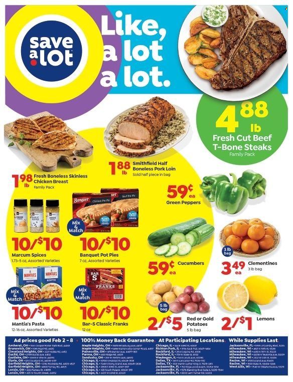 Save a Lot Weekly Ad Flyer February 2 to February 9