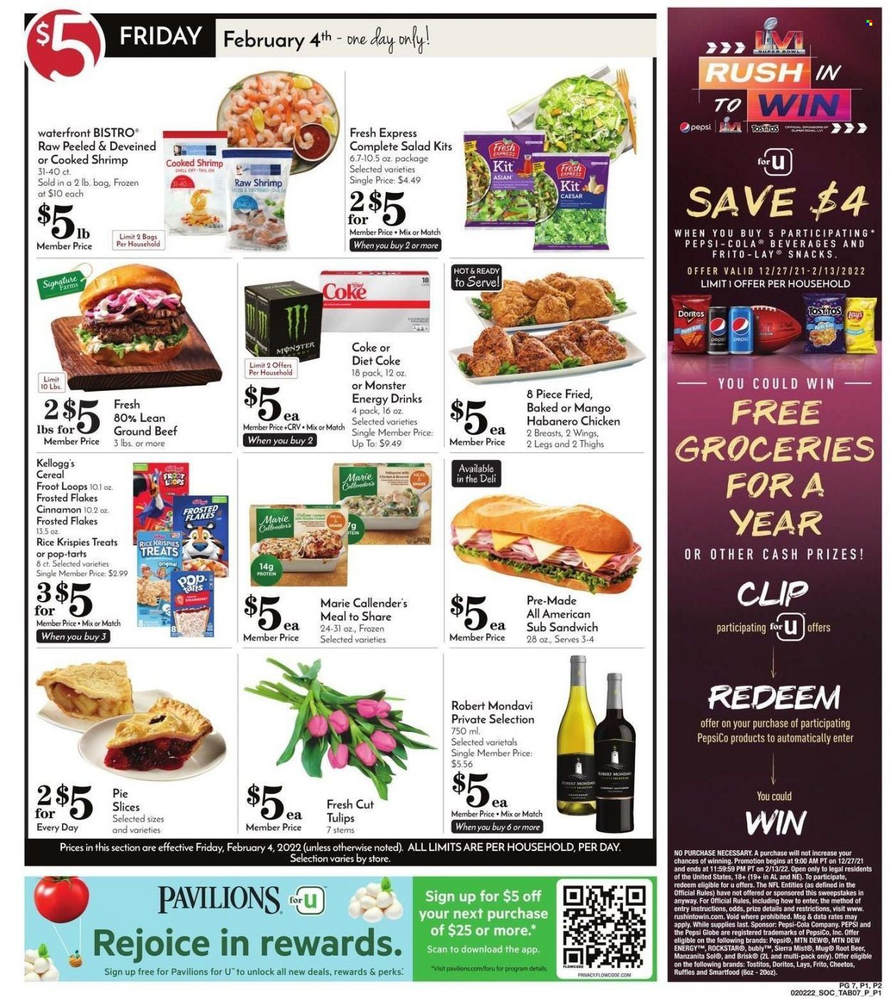 Pavilions (CA) Weekly Ad Flyer February 6 to February 13