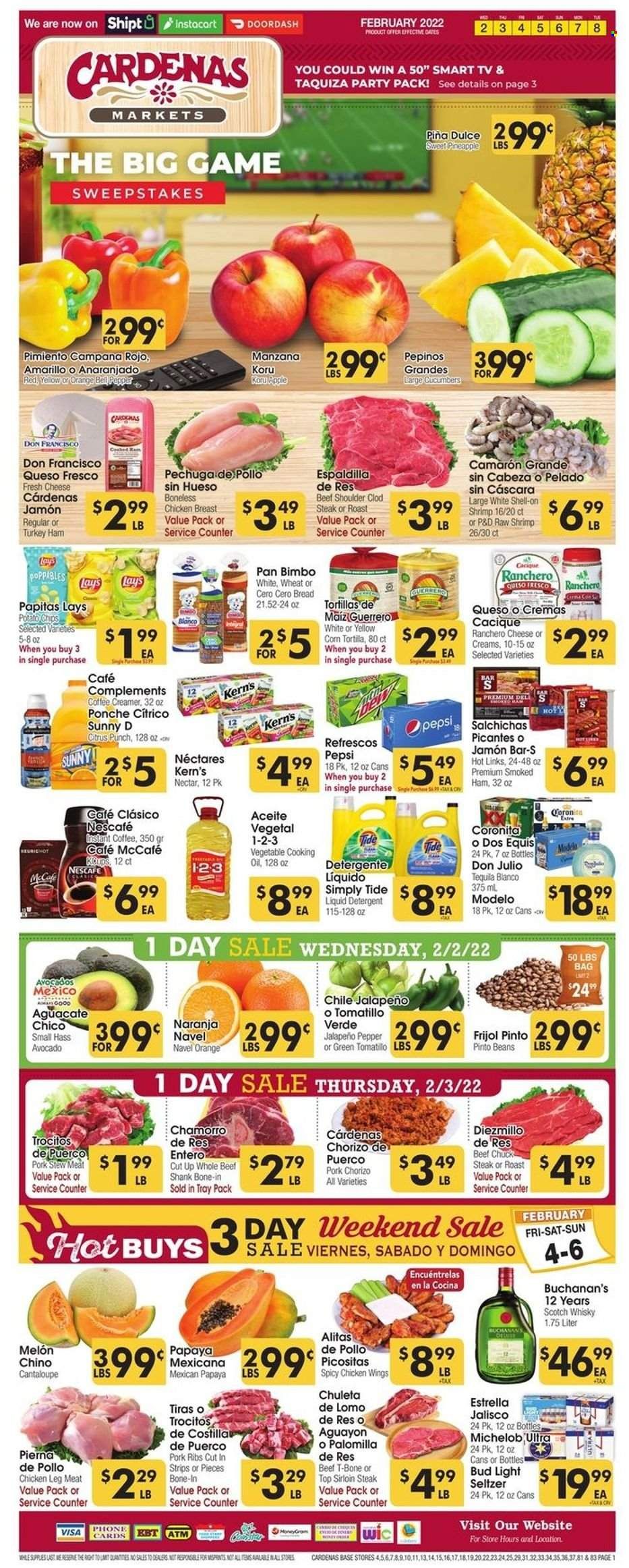 Cardenas (CA, NV) Weekly Ad Flyer February 6 to February 13