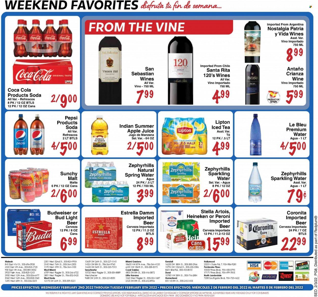 Sedano's (FL) Weekly Ad Flyer February 6 to February 13