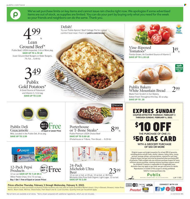 Publix (AL, FL, GA, NC, SC, TN) Weekly Ad Flyer February 6 to February 13