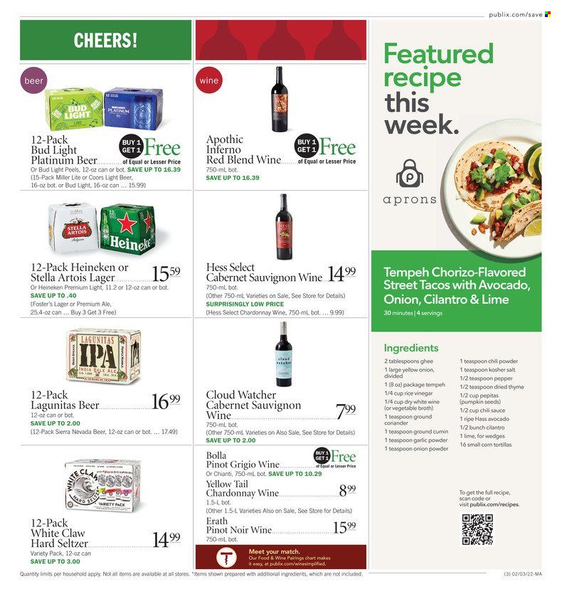 Publix (AL, FL, GA, NC, SC, TN) Weekly Ad Flyer February 6 to February 13