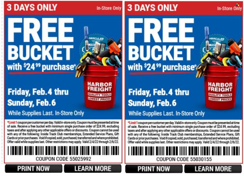 Harbor Freight Weekly Ad Flyer February 6 to February 13