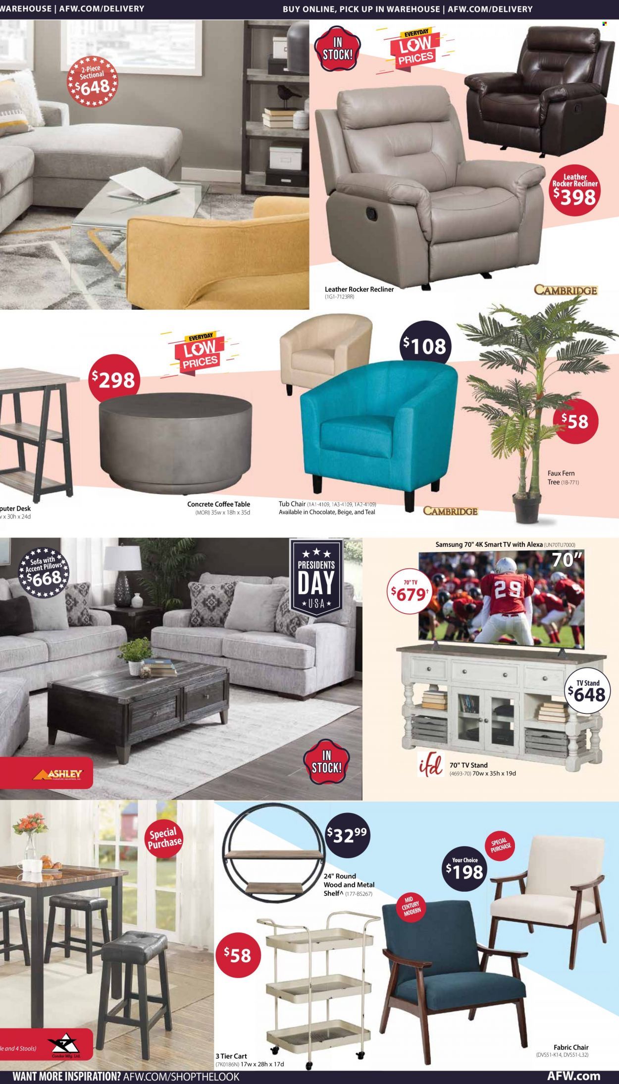 American Furniture Warehouse (AZ, CO, TX) Weekly Ad Flyer February 6 to February 13