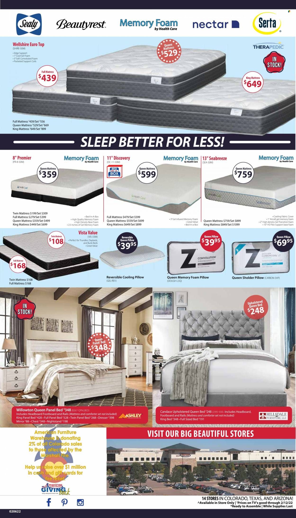 American Furniture Warehouse (AZ, CO, TX) Weekly Ad Flyer February 6 to February 13