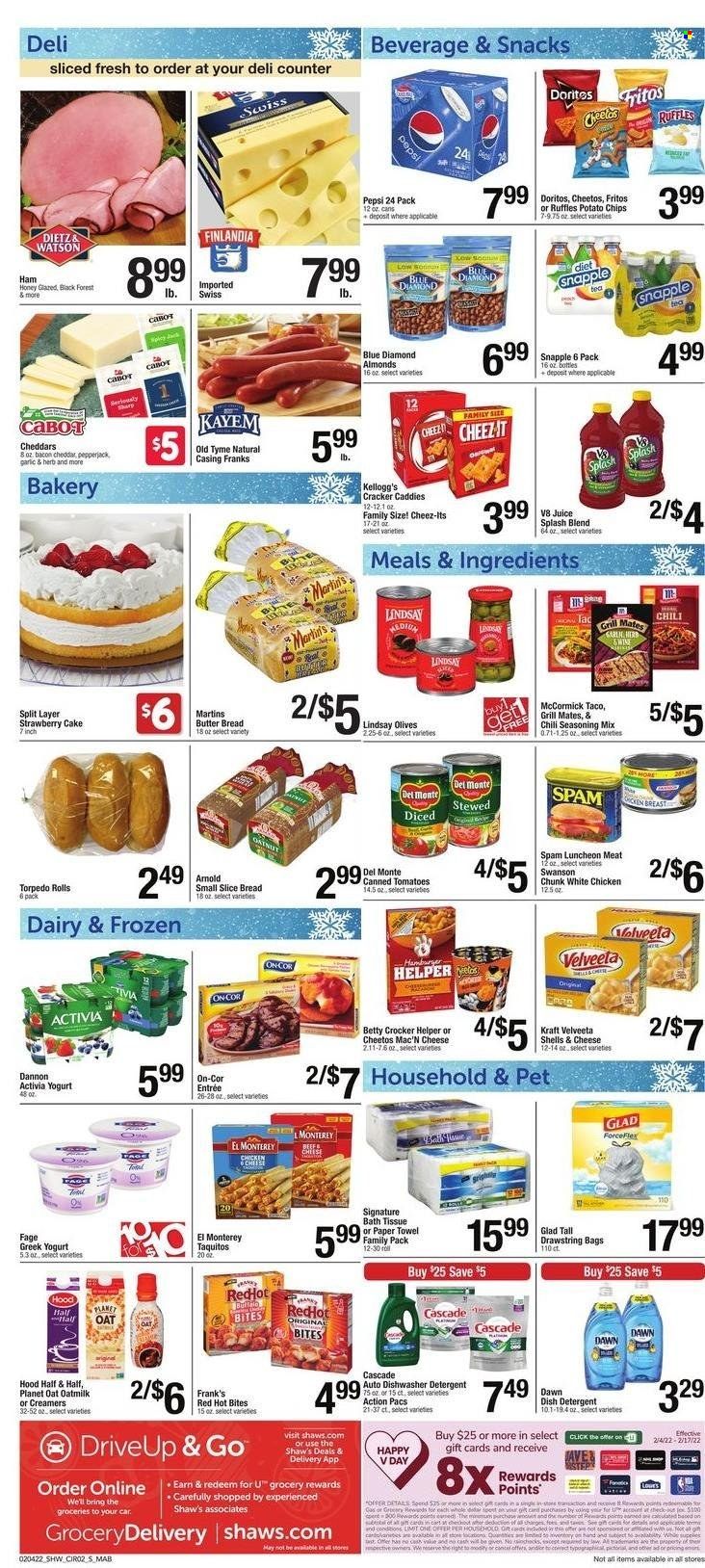 Shaw’s (MA, ME, NH, RI, VT) Weekly Ad Flyer February 6 to February 13