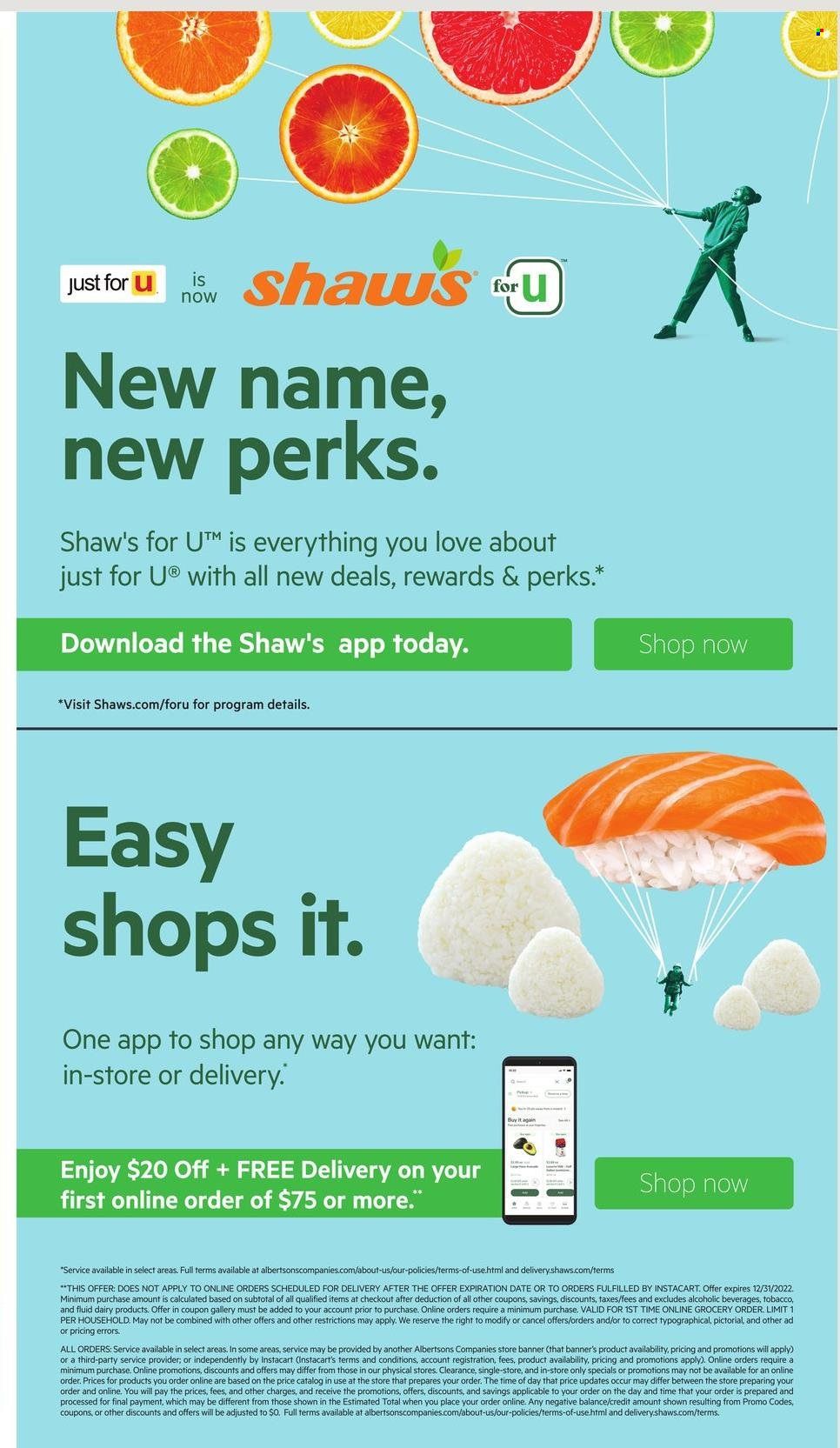 Shaw’s (MA, ME, NH, RI, VT) Weekly Ad Flyer February 6 to February 13