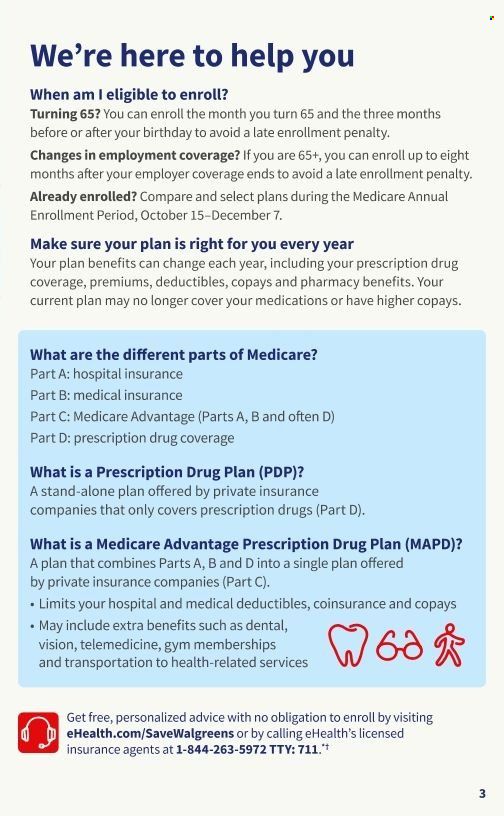 Walgreens Medicare Savings Guide Weekly Ad Flyer Specials December 15 to October 31, 2022