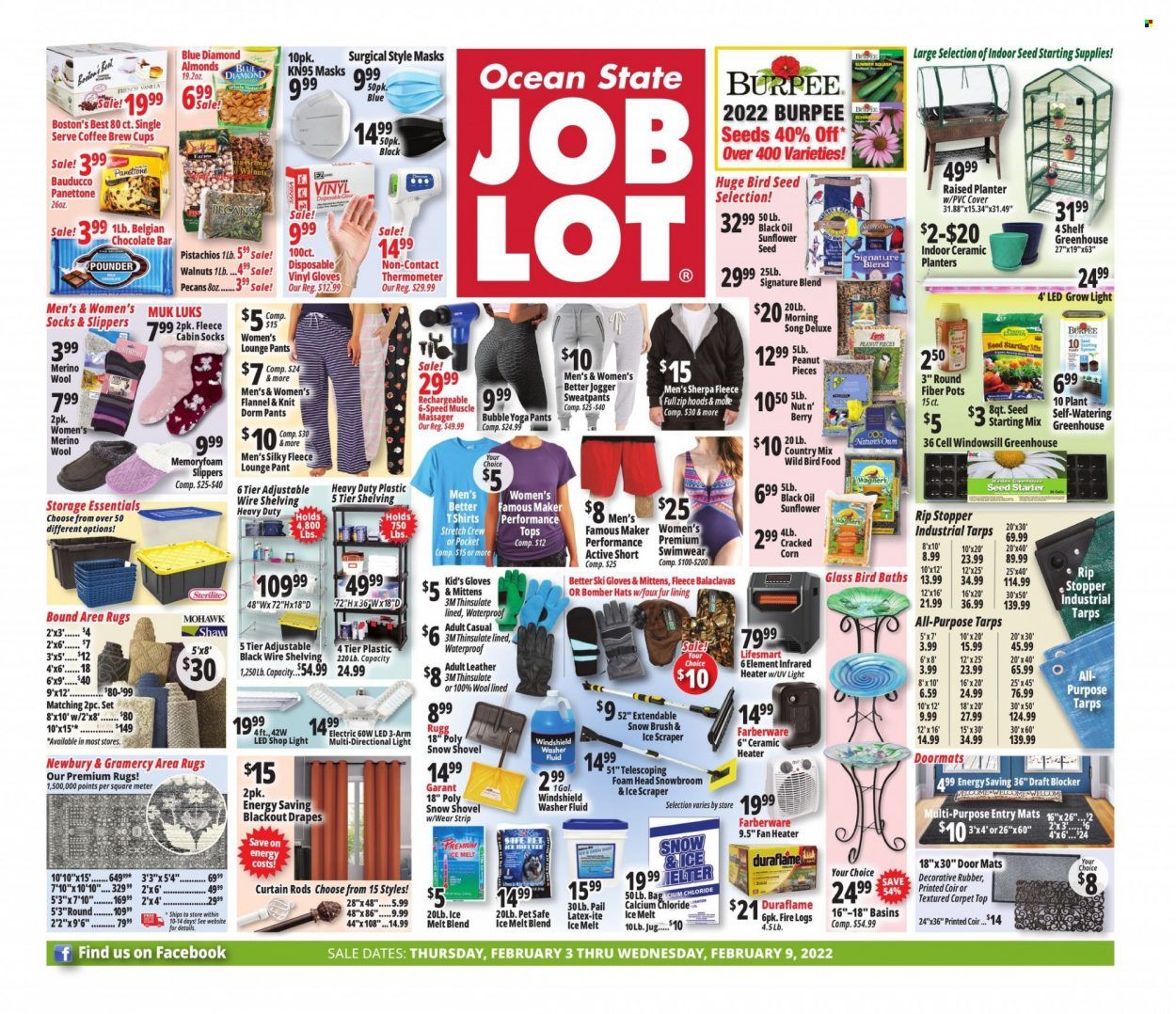 Ocean State Job Lot (CT, MA, ME, NH, NJ, NY, RI) Weekly Ad Flyer February 6 to February 13