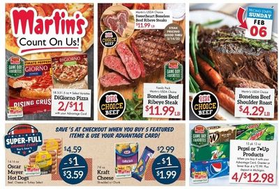 Martin’s (IN, MI) Weekly Ad Flyer February 6 to February 13