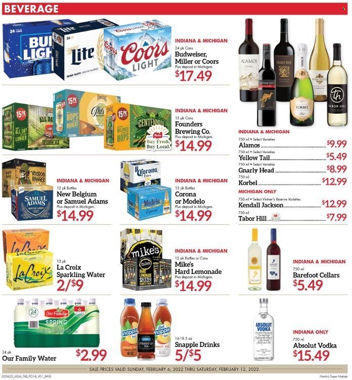 Martin’s (IN, MI) Weekly Ad Flyer February 6 to February 13