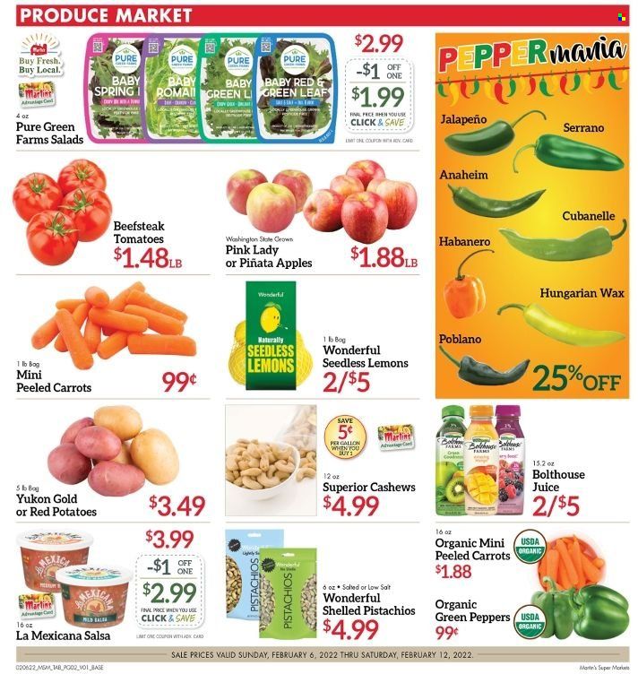 Martin’s (IN, MI) Weekly Ad Flyer February 6 to February 13